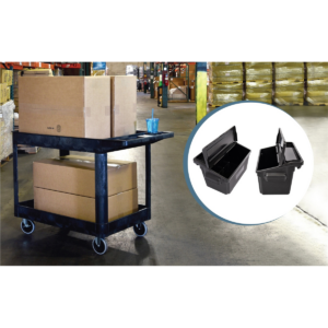 Luxor XL Heavy Duty Utility Tub Cart; 24.5 x 45.5