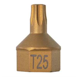 Mayhew T25 Torx® Dual Drive Bit, 7/16" Drive