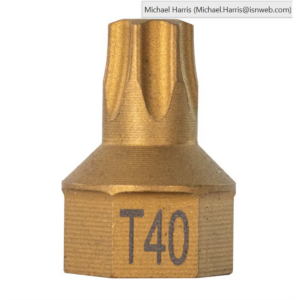 Mayhew T40 Torx® Dual Drive Bit, 7/16" Drive