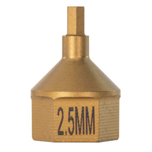 Mayhew 2.5 MM Metric Hex Dual Drive Bit, 7/16" Drive