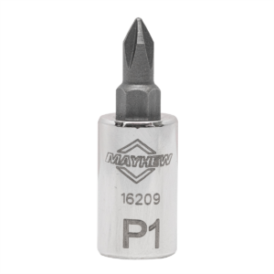 Mayhew Mayhew No. 1 Phillips® Short Insert Socket Bit, 1/4-Inch Drive