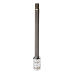 Mayhew Mayhew 5 MM Metric Hex Medium Insert Socket Bit, 1/4-Inch Drive