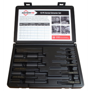 Mayhew 10-PC SCREW AND PIPE EXTRACTOR SET
