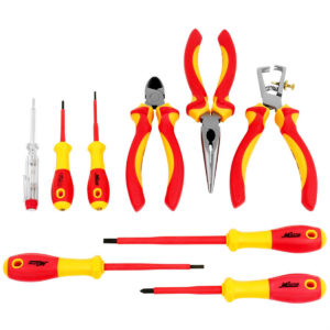 Milton 9-Pc Insulated Tool Set (Screwdrivers, Phillips Head Screwdrivers, Pliers, Inspection Pens)