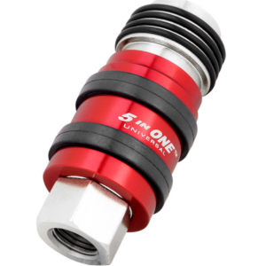 Milton Industries Safety Exhaust Coupler, 1/4" body, 1/4" FNPT