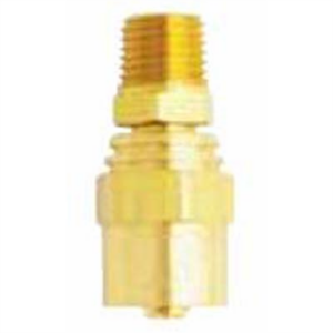 Milton Industries Reusable End, 3/8" MNPT, Fits 3/8" x 3/4"