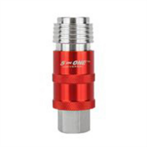 Milton Industries Safety Exhaust Coupler, 1/4" body, 3/8" MNPT