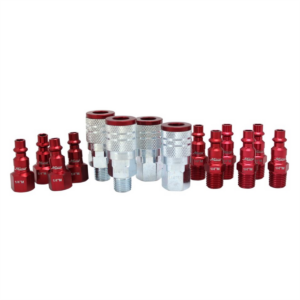 Milton Industries 14 pc. ColorFit Set, M-style Red, 1/4"