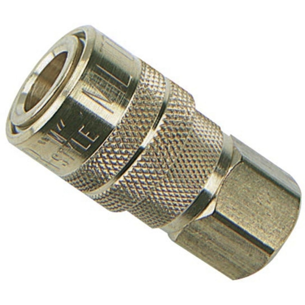 Milton Industries ColorFit Couplrs, M-style Blue,1/4" MNPT