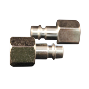Milton Industries HI-Flo V-Style 3/8" FNPT Steel Plug 2/cd