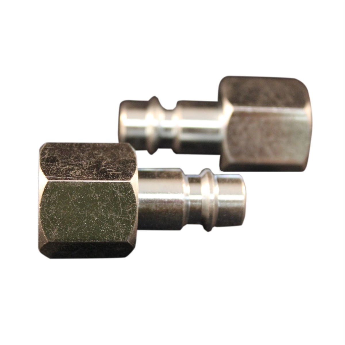 Milton Industries HI-Flo V-Style 3/8" FNPT Steel Plug 2/cd