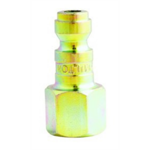 Milton Industries 1/4" Fem. Plug T-Style, 2/cd