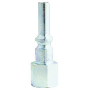 Milton Industries 1/4" Female Plug L-Style, 2/cd