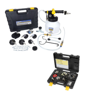 Mityvac 7840 and 6855 Bundle - Pressure Brake Bleeder With Master Cylinder Expansion Cap Kit