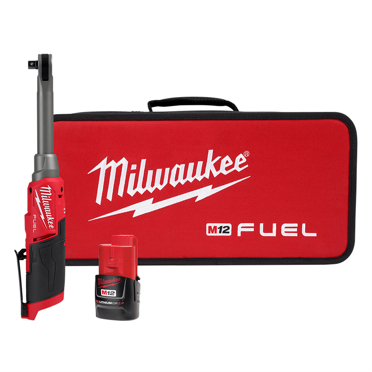 Milwaukee Tool M12 FUEL 3/8" Extended Reach High Speed Ratchet Kit