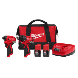 Milwaukee Tool M12 Subcompact Brushless 2-Tool Combo Kit