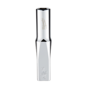 Milwaukee Tool 1/4" Drive 1/4" SAE 6-Point Deep Socket with FOUR FLAT Sides, Vanadium Steel, Chrome