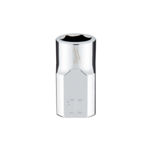 Milwaukee Tool 3/8" Drive 10mm  Metric 6-Point Socket with FOUR FLAT Sides, Vanadium Steel, Chrome