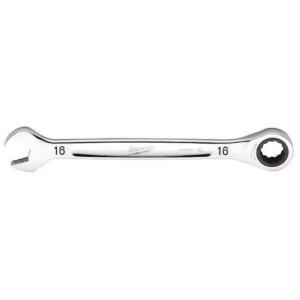 Milwaukee Tool 16MM Metric Ratcheting Combination Wrench, 12-Point, Steel, Chrome