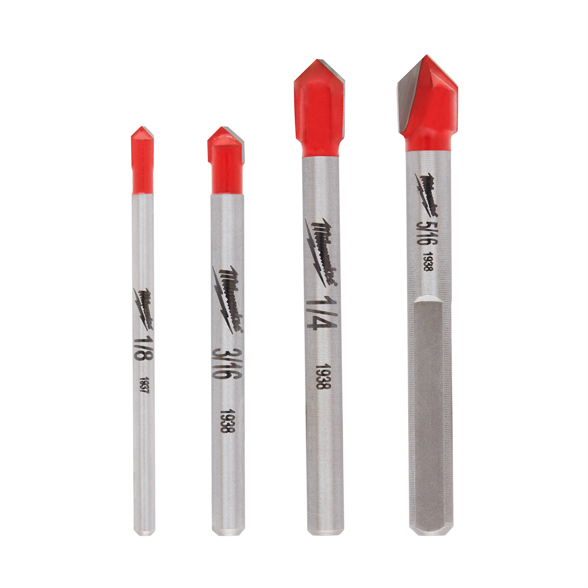 Milwaukee Tool 4pc. Glass and Tile Bit Set