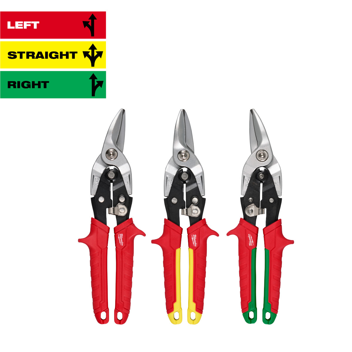 Milwaukee Tool Aviation Snip Set - 3 Piece