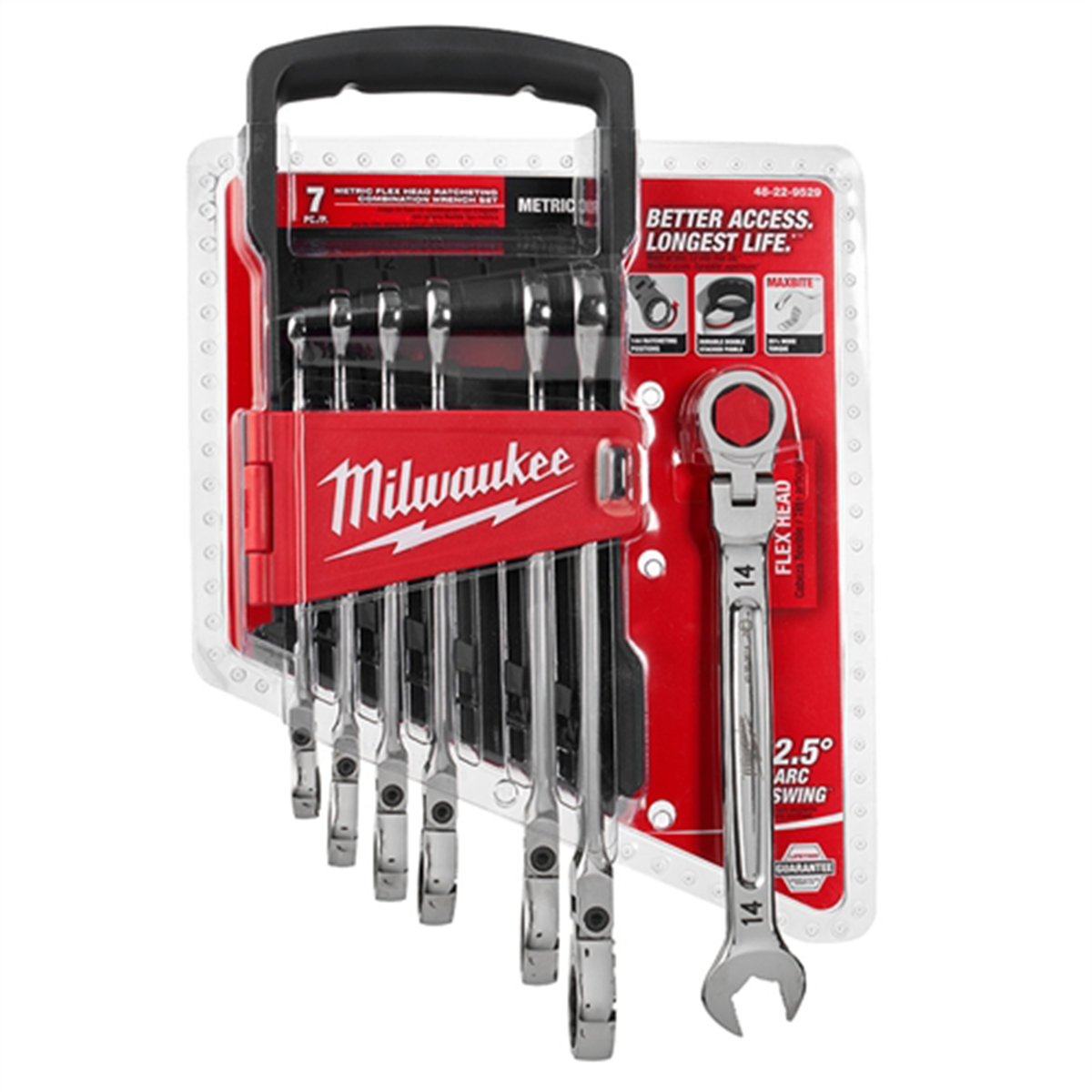 Milwaukee Tool 7pc SAE Flex Head Combination Wrenches