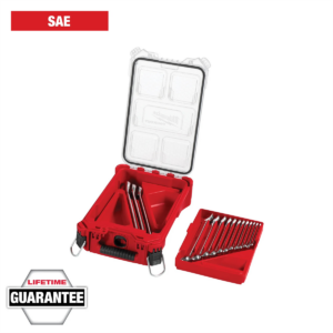 Milwaukee Tool 15pc SAE Combination Wrench Set with PACKOUT Compact Organizer