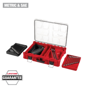 Milwaukee Tool 30pc Metric & SAE Combination Wrench Set with PACKOUT™ Organizer