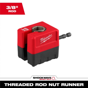 Milwaukee Tool SHOCKWAVE Impact Duty 3/8 Inch Threaded Rod Nut Runner
