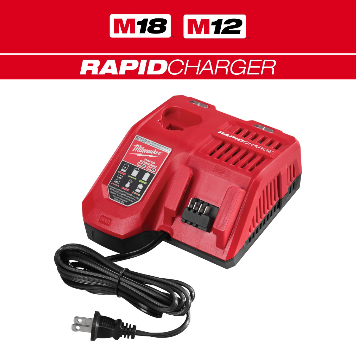 Milwaukee Tool M18 and M12 Rapid Battery Charger