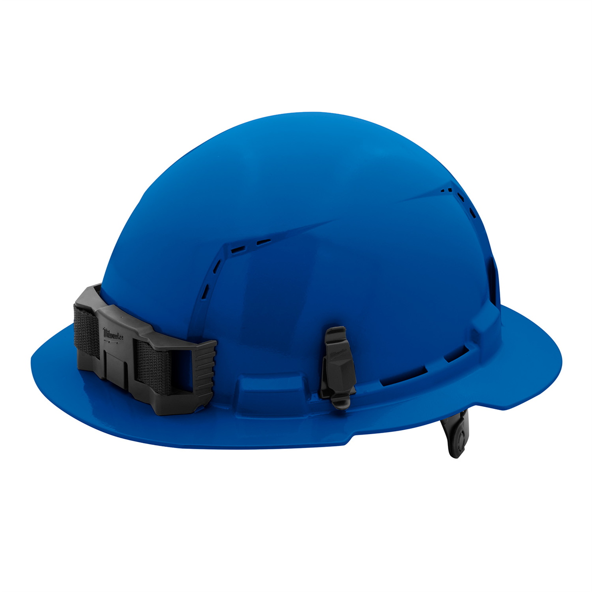 Milwaukee Tool BOLT Blue Full Brim Vented Hard Hat w/6pt Ratcheting Suspension (USA) - Type 1, Class C