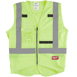 Milwaukee Tool Hi Vis Yellow Safety Vest - S/M
