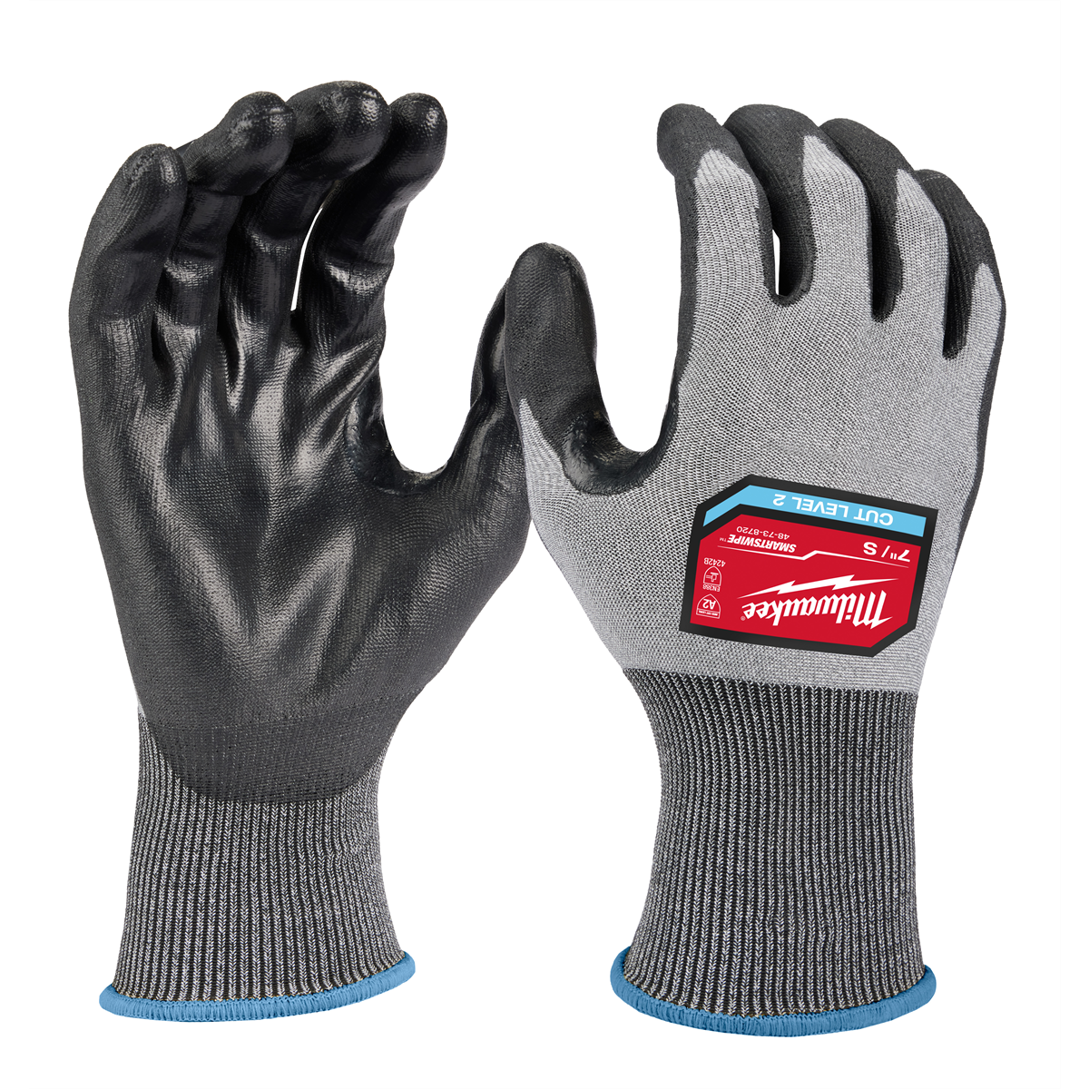 Milwaukee Tool Cut Level 2 High Dexterity Polyurethane Dipped Gloves - S