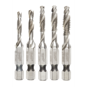Milwaukee Tool 5 Pc SHOCKWAVE Impact Drill and Tap Bit Set