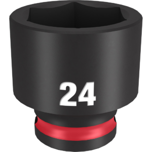 Milwaukee Tool SHOCKWAVE Impact Duty  3/8"Drive 24MM Standard 6 Point Socket
