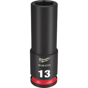 Milwaukee Tool SHOCKWAVE Impact Duty  3/8"Drive 13MM Deep 6 Point Socket