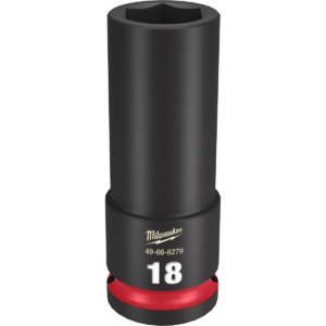 Milwaukee Tool SHOCKWAVE Impact Duty  1/2"Drive 18MM Deep 6 Point Socket