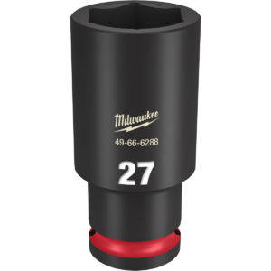 Milwaukee Tool SHOCKWAVE Impact Duty  1/2"Drive 27MM Deep 6 Point Socket