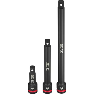 Milwaukee Tool 3PC SHOCKWAVE Impact Duty  1/2"Drive Extension Set
