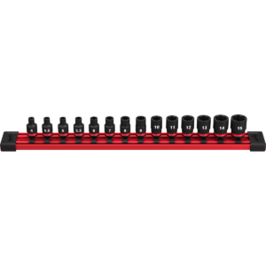 Milwaukee Tool 14PC SHOCKWAVE Impact Duty  Metric Standard 6 Point Socket Set