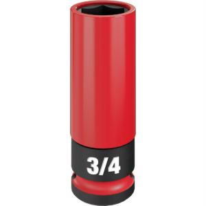 Milwaukee Tool SHOCKWAVE Impact Duty 1/2 Drive 3/4" SAE Lug Nut Wheel Socket