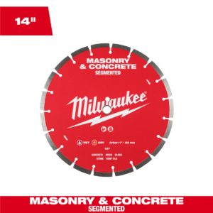 Milwaukee Tool 14 inch Segmented Masonry and Concrete Diamond Blade