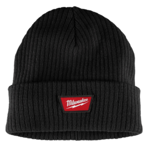 Milwaukee Tool Rib-Knit Cuffed Beanie - Black