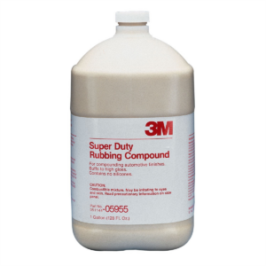 3m rubbing compound super duty gallon