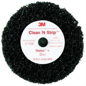 3m clean & strip for d/grinder mos 8000rpm ea.