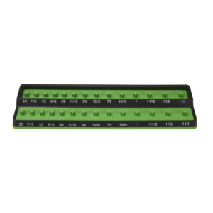 Mechanic's Time Savers 1/2" SAE Peg Socket Holder - Green