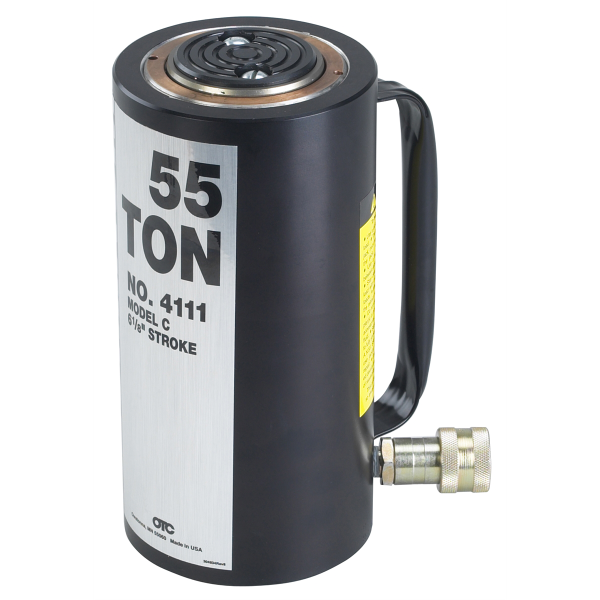 OTC 55-Ton Aluminum Ram with Half Coupler
