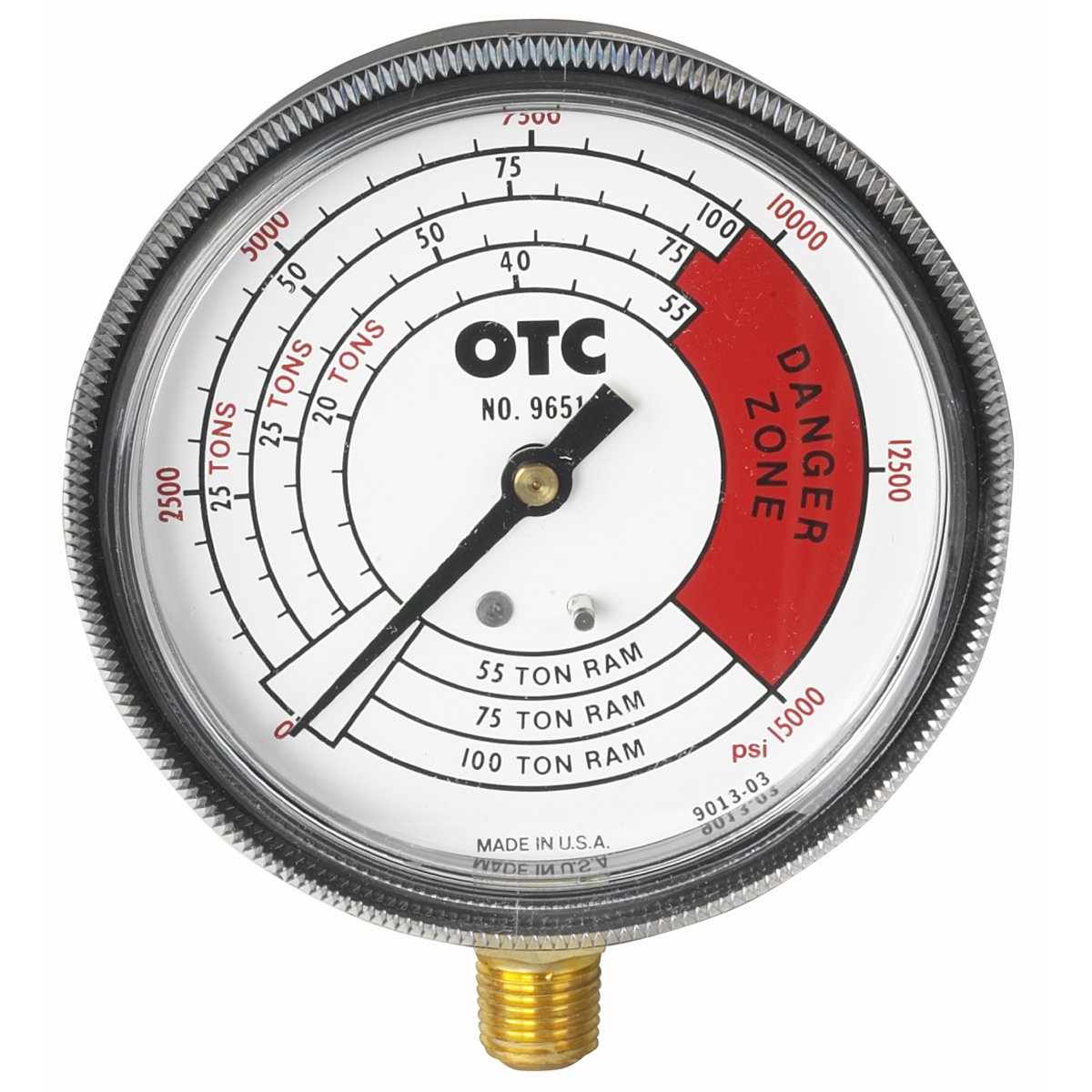 Otc gauge pressure and tonnage 4 scales