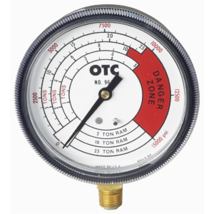 Otc gauge pressure and tonnage 4 scales