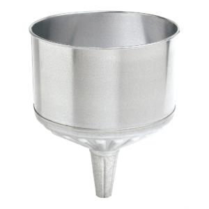 Plews Edelmann FUNNEL METAL W/SCREEN 8QT 9-1/2" DIAMETER